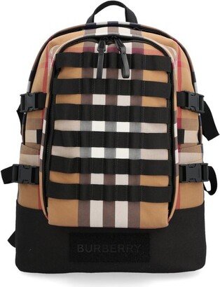 Rockford Checked Zipped Backpack