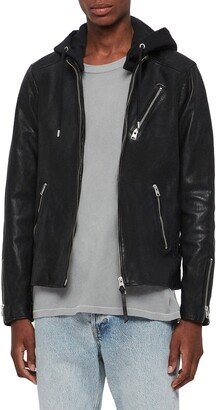 Harwood Hooded Leather Jacket