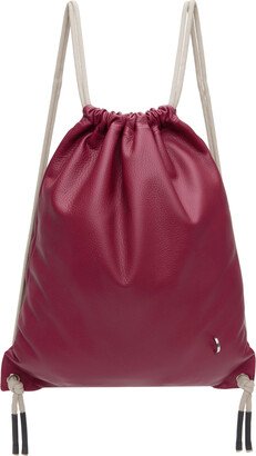 Pink Drawstring Backpack