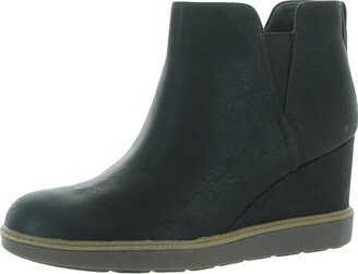 Dr. Scholl's Shoes Johnnie Womens Comfort Insole Ankle Wedge Boots