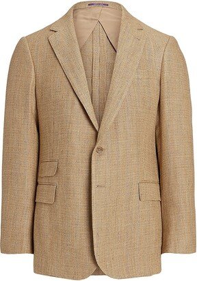 Kent Silk & Linen-Blend Two-Button Sport Coat