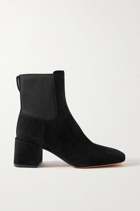 Kimmy Suede Chelsea Boots - Black