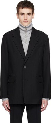 Black Regular Fit Blazer