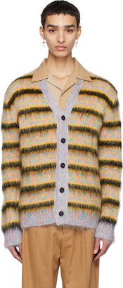 Multicolor Striped Cardigan-AB