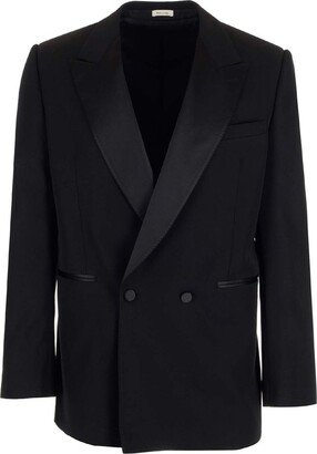 Double-Breasted Tailored Blazer-AW