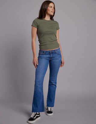 RSQ Womens Low Rise Flare Jeans