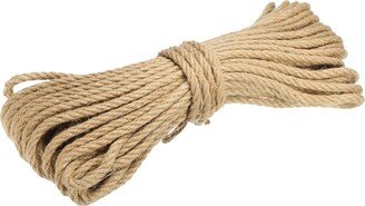 Unique Bargains Jute Twine 8mm, 82 Feet Long Brown Twine Rope for DIY Subjects