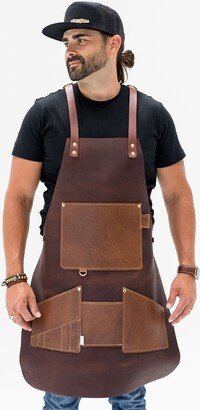 Authentic Leather Apron, Valentine Gift, Butcher Personalized Handmade in Arizona, Father's Day Gift - Lifetime