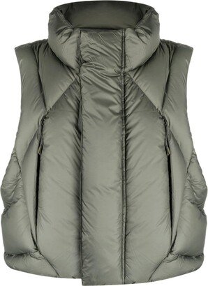 ENTIRE STUDIOS Quilted High-Neck Gilet-AA