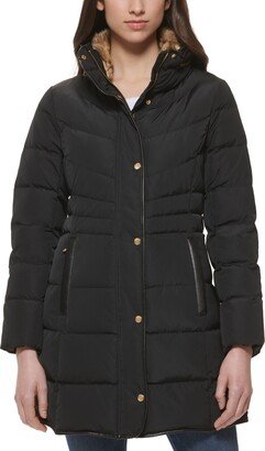 Women's Faux-Fur Collar Down Puffer Coat