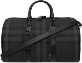 Checked Zipped Duffel Bag