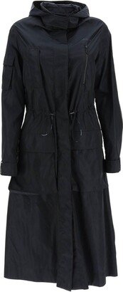 'diag' Nylon Raincoat