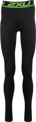 Logo-Waistband Compression Tights