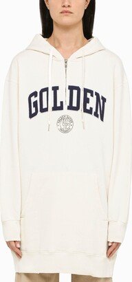 White oversize sweatshirt