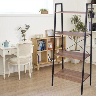 BESTCOSTY 4-Tier Freestanding Storage Bookcase