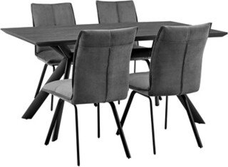 Margot and Rylee Dining Table and 4 Chairs Set