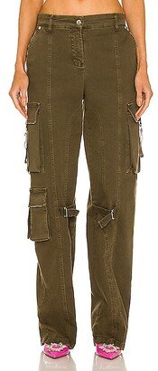 Cargo Jean in Green