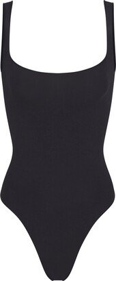 Raw Edge Cami Bodysuit | Onyx