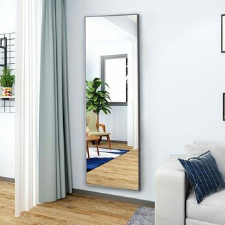 Solid wood frame full-length mirror - 23