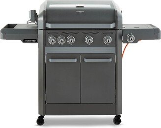 Stealth Pro Six Burner Gas BBQ, Black Steel Black