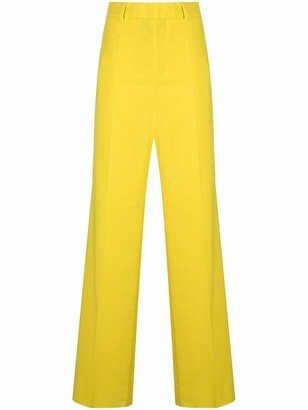 High-Waisted Tailored Trousers-BB