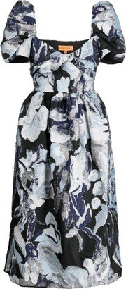 Everleigh graphic-print midi dress