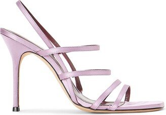 Anise Satin Slingback Sandals