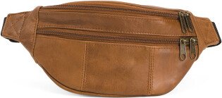 TJMAXX Top Grain Leather Belt Bag For Women