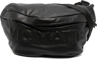 Logo-Embossed Leather Belt Bag