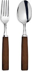 Broggi Vista Alegre Dakar Acacia Serving Fork & Serving Spoon Set