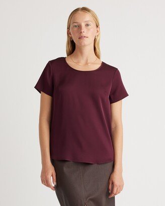 Washable Stretch Silk T-Shirt