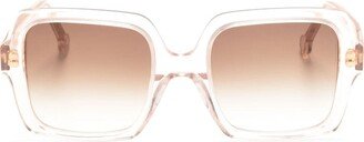 NATHALIE BLANC PARIS Eleonore square-frame sunglasses