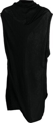 Draped-Design Wool-Blend Jumper