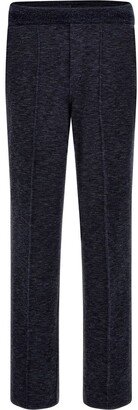 Elasticated Straight-Leg Pants