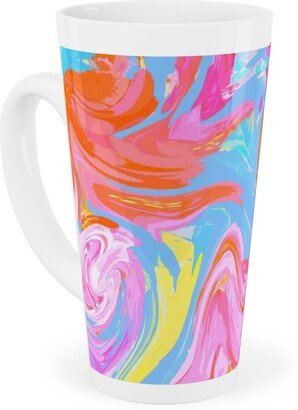 Mugs: Summer Splash Tall Latte Mug, 17Oz, Multicolor