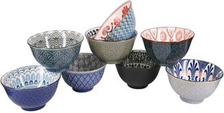 Ooh LaLa Mix and Match 23 Ounce Bowls, Set of 8