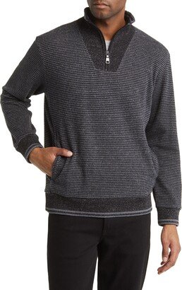 Chevron Quarter Zip Sweater