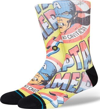 x Marvel No Cavities Mens Crew Socks