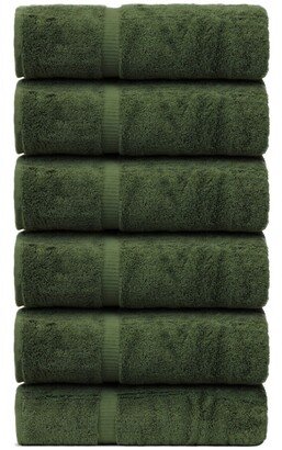 Bc Bare Cotton Luxury Hotel Spa Towel Turkish Cotton Hand Towels, Set of 6