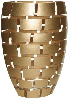 Gold Wall 12 Inch Vase