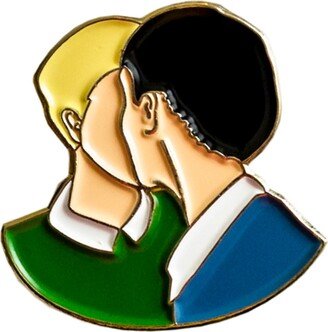 Make Heads Turn Enamel Pin Kiss