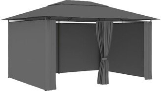 Garden Marquee with Curtains 157.4x118.1 Anthracite