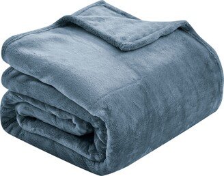 Thesis Solid Ultra Plush Blanket, Full/Queen - Silver-Tone, Sage