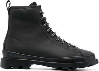 Brutus lace-up leather boots