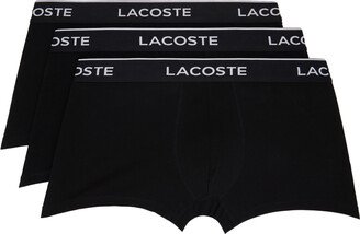 Three-Pack Black Casual Boxers