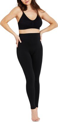 Fleece Over The Belly Maternity Leggings