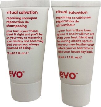 Ritual Salvation Repairing Shampoo & Conditioner Set 1.1 OZ Each