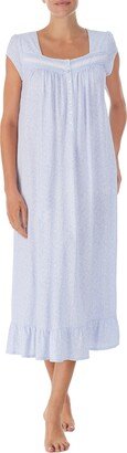 Cap Sleeve Cotton Jersey Nightgown