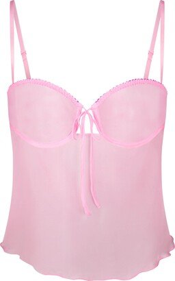 Skims Romance Babydoll Top | Bubble Gum