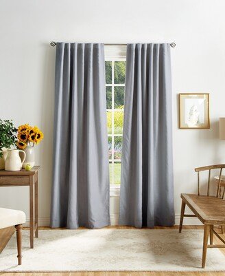 Martha Stewart Collection Bedford Plaid Backtab Blackout Curtain Panel Set, 84, Created For Macy's